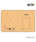 Sartre A5 Soft cover notebook rPU. 80gsm FSC 196 pages, black, ANT032-103