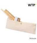 School set, pencil case, pencil, ruler, eraser and pencil sharpener, beige, VA295-20