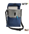 Borsa a spalla Leno, blu marino, EG887744