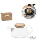 SNEAD, teiera in vetro borosilicato con coperchio in bambù 750 mL, naturale, 94238-160