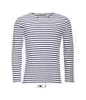 SOLS MARINE MEN - LONG SLEEVE STRIPED T-SHIRT, EGSO01402