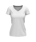 Stretch-T V-Ausschnitt Damen T-Shirt, EGST9710