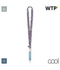 Subyard C Safe Eco, lanyard personalizzato in sublimazione, white, AP718518
