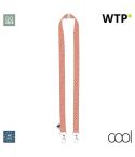 Subyard Double Safe Eco, lanyard personalizzato in sublimazione, white, AP718520