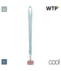Subyard Mobile RPET, lanyard personalizzato in RPET per supporto mobile, white, AP716689