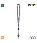 Subyard YoYo B Safe, lanyard personalizzato in sublimazione, white, AP718365