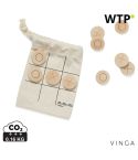 VINGA Tic-tac-toe Mini-Spiel, braun, XDV453029