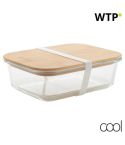 Vittata, glass lunch box, transparent, AP800440