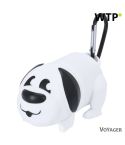 Waste bag dispenser for dog excrements, white, VA306-02