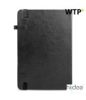WATERS A5, A5 Tagebuch aus wasserbasiertem PU, Schwarz, 96219-103