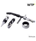 Wine set, 4 pcs, brown, V1680-16