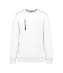 UNISEX DAYTODAY Sweatshirt mit kontrastfarbiger Tasche, EGWK403