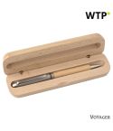 Penna a sfera in legno, marrone, V0080-16