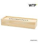Holzkiste mit Domino-Spiel Enid, braun, 2546-011999999