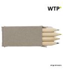 Set di mini matite in legno Kai, marrone, 967754-011999999