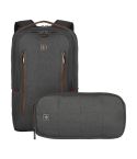 Zaino CityUpgrade per laptop 16" con borsa a tracolla, grigio, EGWR606489