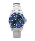 Customizable analog watch in metal and steel, X25080