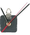 Meccanismo per orologio da parete in plastica e metallo, nero, Z50500