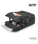 ZIPPERS BPACK, 156 Zaino per laptop in 840D e 300D jacquard, nero, 92280-103