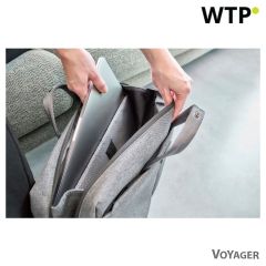 16 Torbica za prenosnik BrandCharger Metro, temno siva, VA270-15