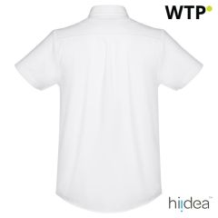 THC LONDON WH, Herren Kurzarm-Oxfordhemd, Weiß, 30200