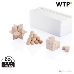 3 pcs brain teaser set, white, XDP940.263