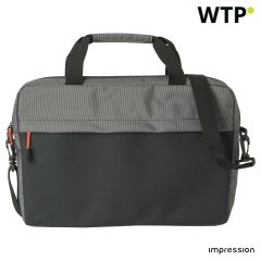 500D Dvobarvna torba za prenosni računalnik Seren, siva, 1041617-003999999