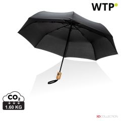 21 Impact AWARE™ RPET 190T bambus univerzalni dežnik z avtomatskim odpiranjem in zapiranjem, XDP850.61-BE4DD37D