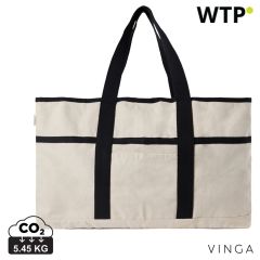 Borsa da spiaggia in tela riciclata VINGA Volonne AWARE, XDV76203-34621D71