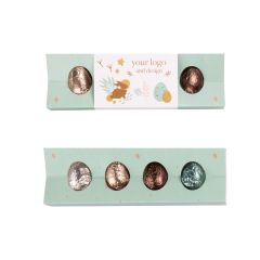 Easter egg bowtie pralines 4 pcs