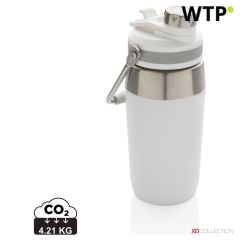 Boca s pokrovom iz nerjavečega jekla z dvojno funkcijo 500ml, bela, XDP436.973