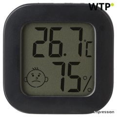 ABS majhen higrometer Kinsley, črna, 1015148-001999999