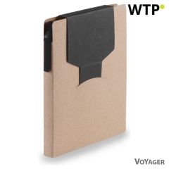 Držač za bilješke, bilježnica A6, samoljepljive bilješke, kemijska olovka, V2842