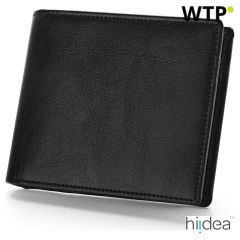 AFFLECK, kožna denarnica z RFID zaščito za 9 kartic, črna, 93317-103