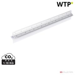 Aluminijasta trikotna ravnila - 30cm, srebrna, XDP165.132