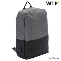 Anti-theft backpack, 15 laptop compartment, black, V0776-03