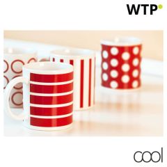 Art, set skodelic, red, AP812004