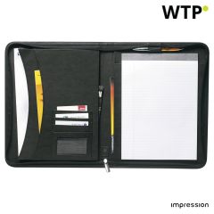 Bonded leather folder Josie, black, 8617-001999999