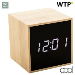 Boolarm, bamboo alarm clock, natural, AP810461