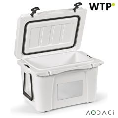Caixa Térmica San Francisco 35L rPE. Placa metálica personalizável, white, ACL009-106