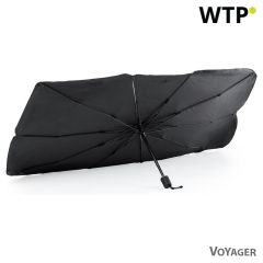 Avtomobilski sončni vizir, zložljiv, črna, V7273-03