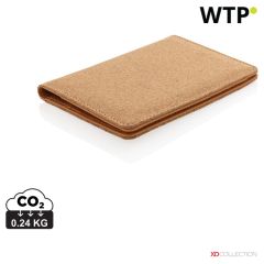 Cork secure RFID passport cover, brown, XDP820.459