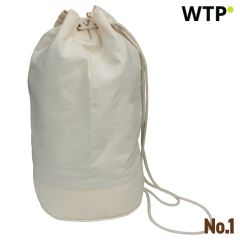 Baumwoll Duffle Bag Herne 220 g/m², Weiß, EG066106