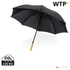 27 Impact AWARE™ RPET 190T auto open bamboo umbrella, XDP850.66-B37DB0E6