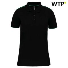 Damen Kurzarm Polo SH mit kontrastierenden Farben für den Alltag, EGWK271