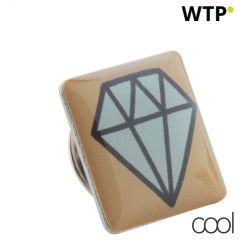 Lark, kovinska značka, silver, AP757005-21