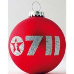 Božični okraski s tiskom po naročilu Fi 82mm