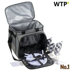 Borsa da picnic Mumbai, grigio scuro, EG297577