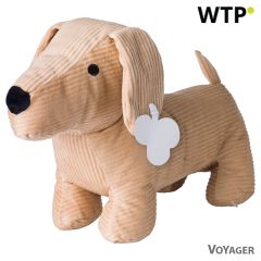 Cane di peluche, marrone, V1617-16
