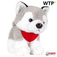 Cane husky in peluche | Trooper, grigio, HE692-19